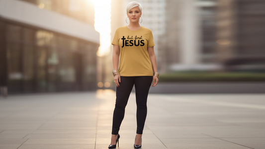 first Jesus Short-Sleeve Unisex T-Shirt