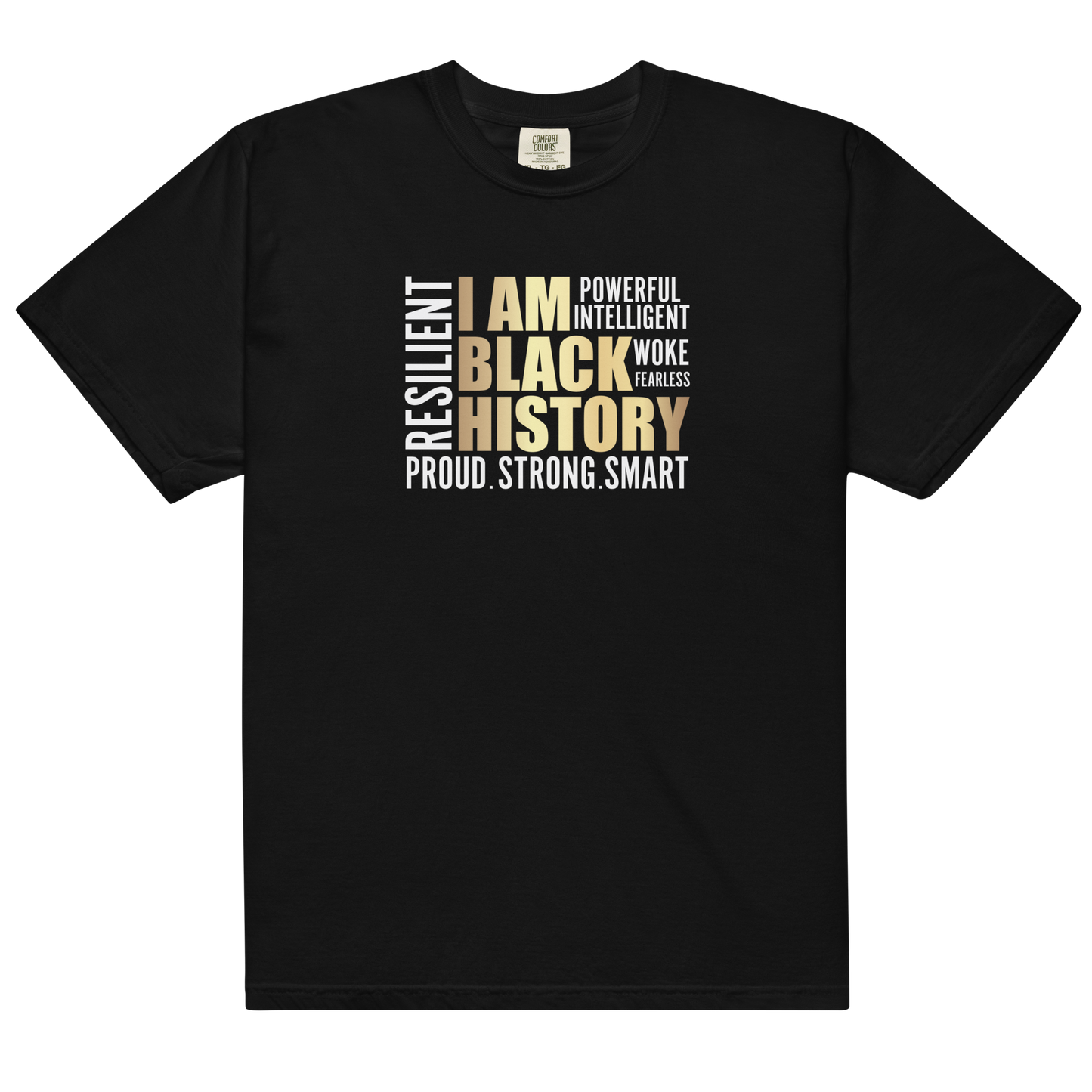 I am black History Unisex garment-dyed heavyweight t-shirt