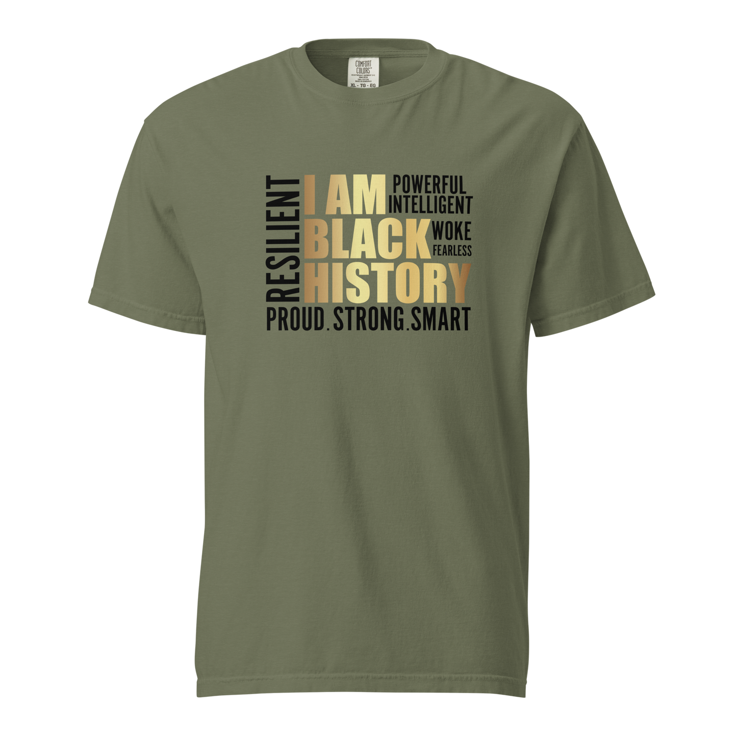 I am Black History Unisex garment-dyed heavyweight t-shirt