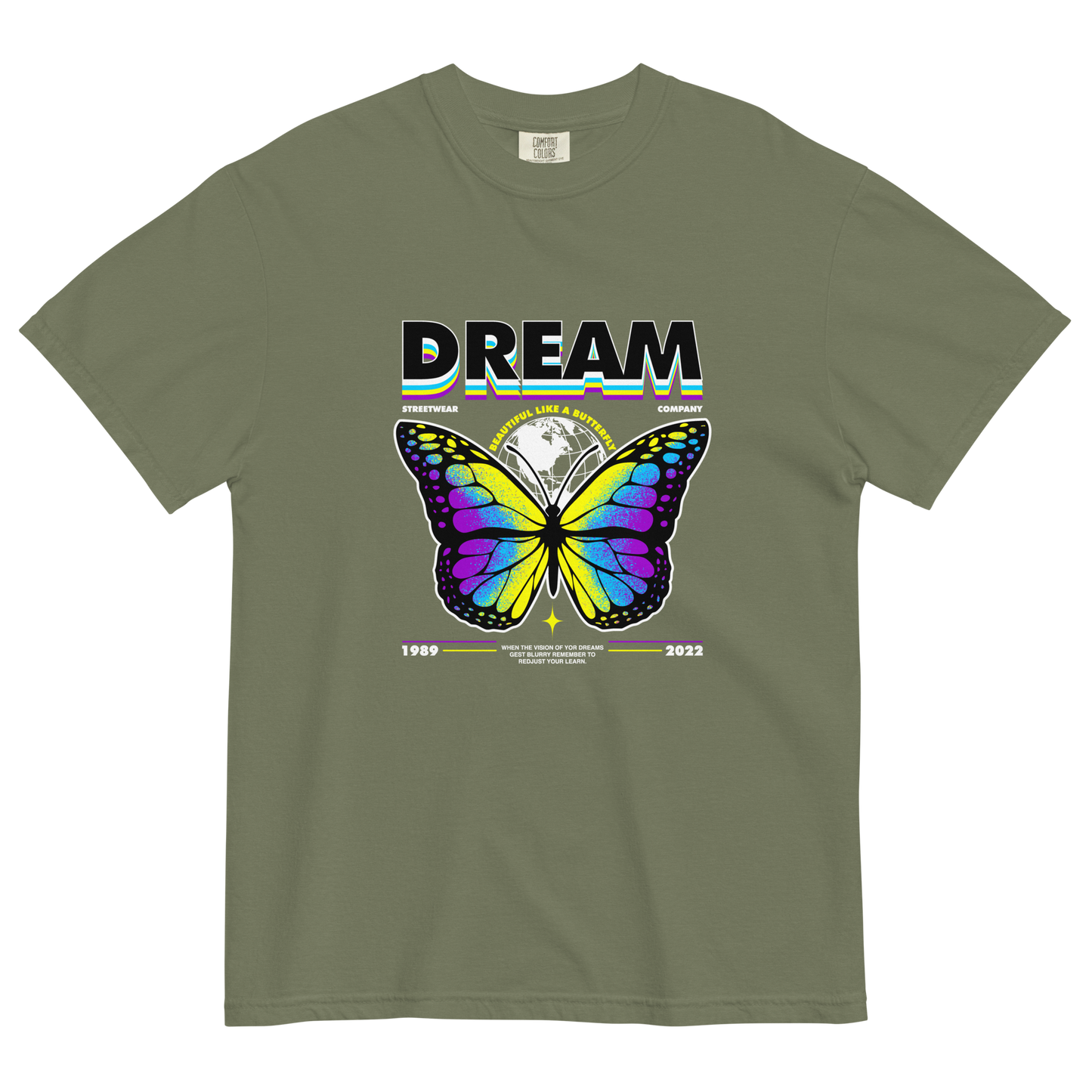 Dream Unisex garment-dyed heavyweight t-shirt