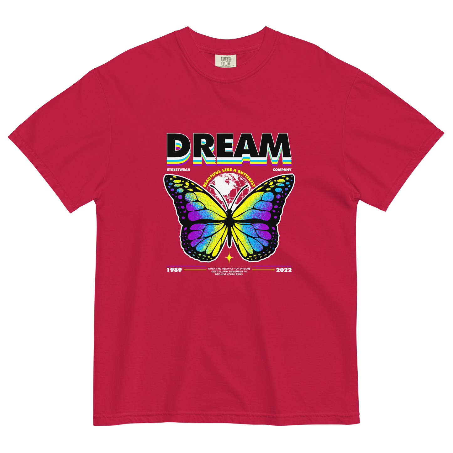 Dream Unisex garment-dyed heavyweight t-shirt