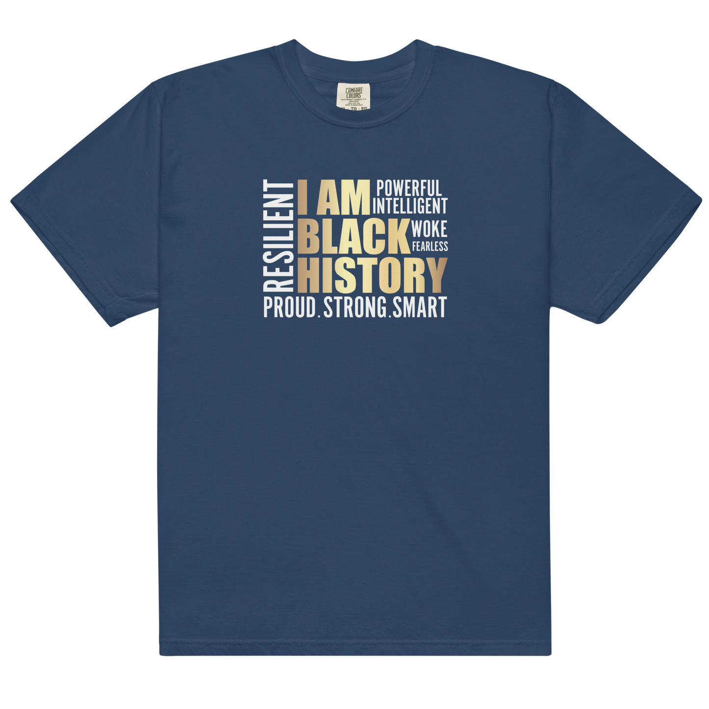 I am black History Unisex garment-dyed heavyweight t-shirt